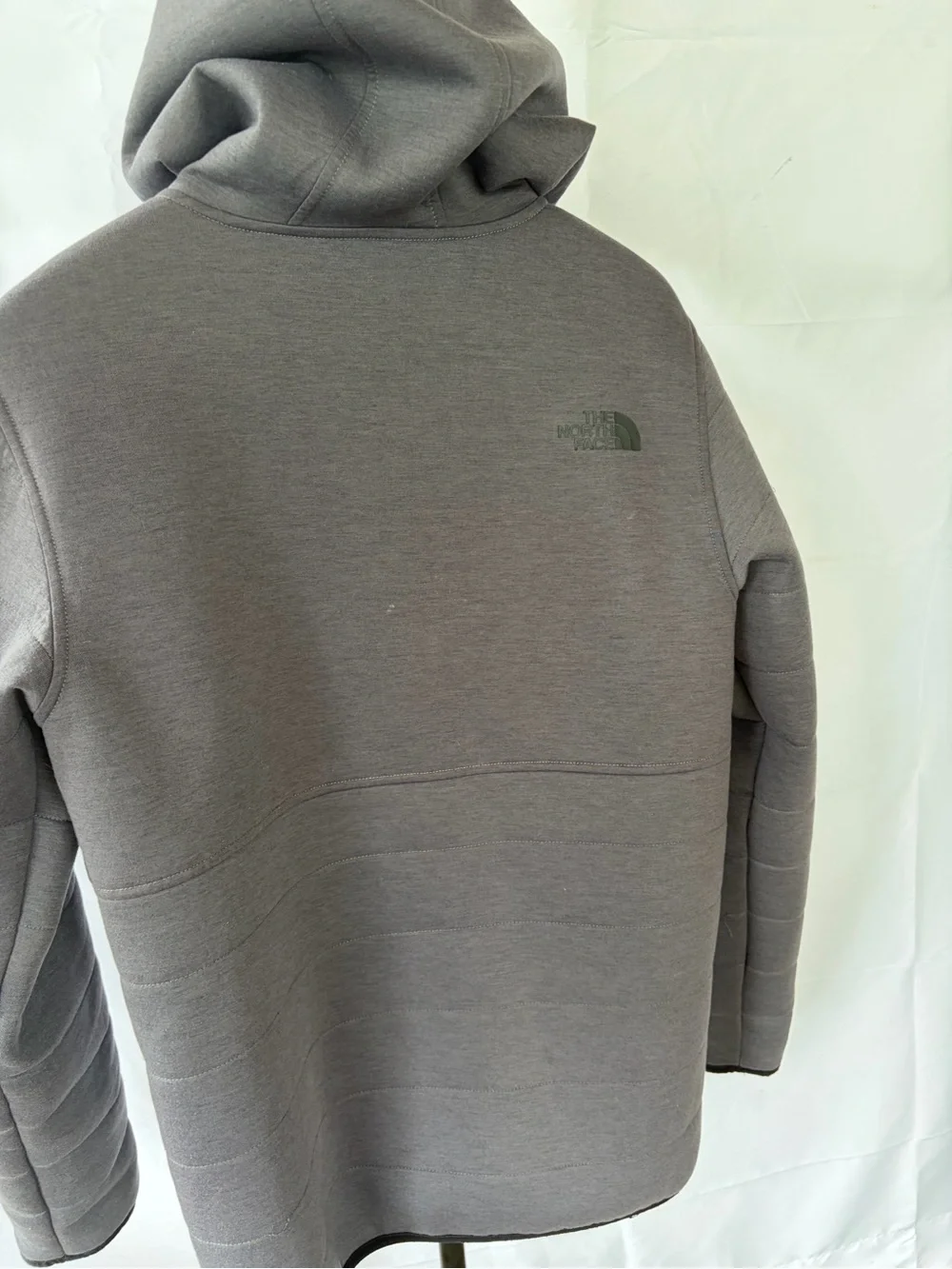 The North Face Men's Gray Hooded Full-Zip Performance Jacket